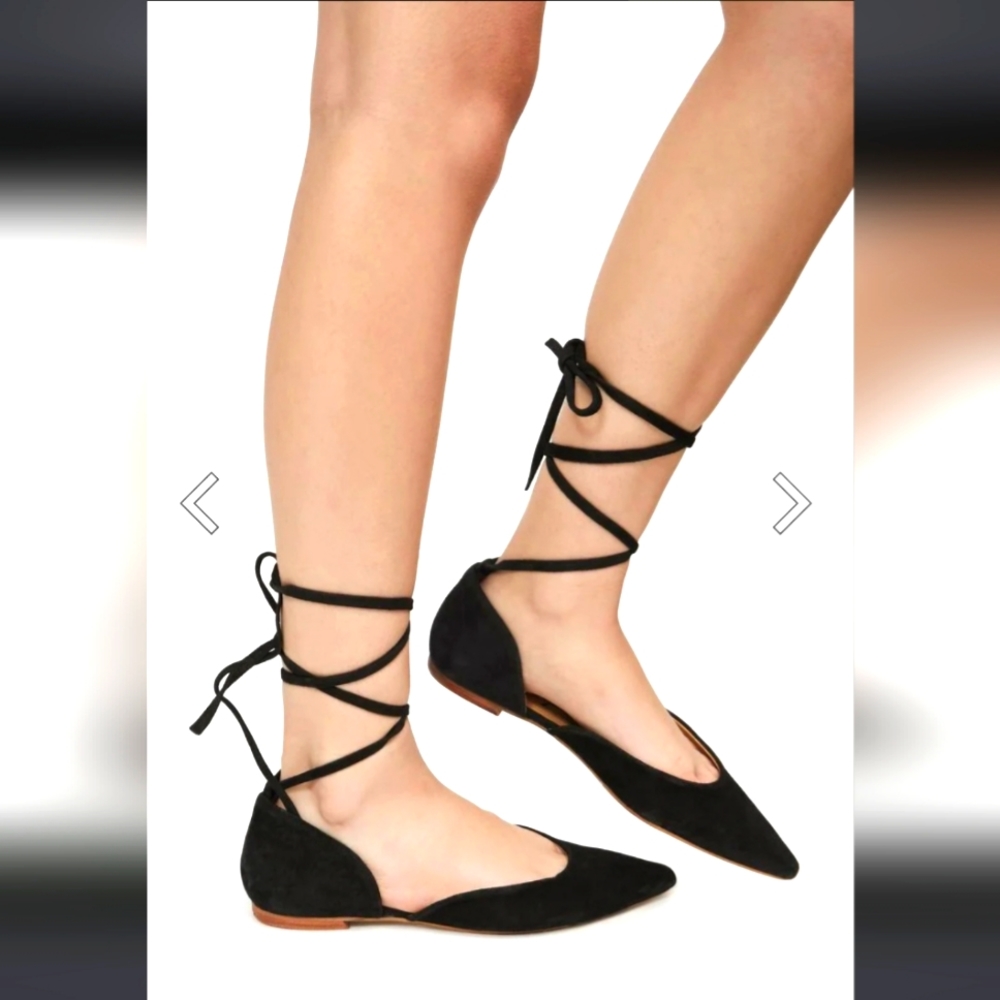 Free People Noelle Wrap Flat SIZE US 6 AND 9.5 Remaining New In Box